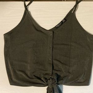 Bershka Button Up Tank Top!
